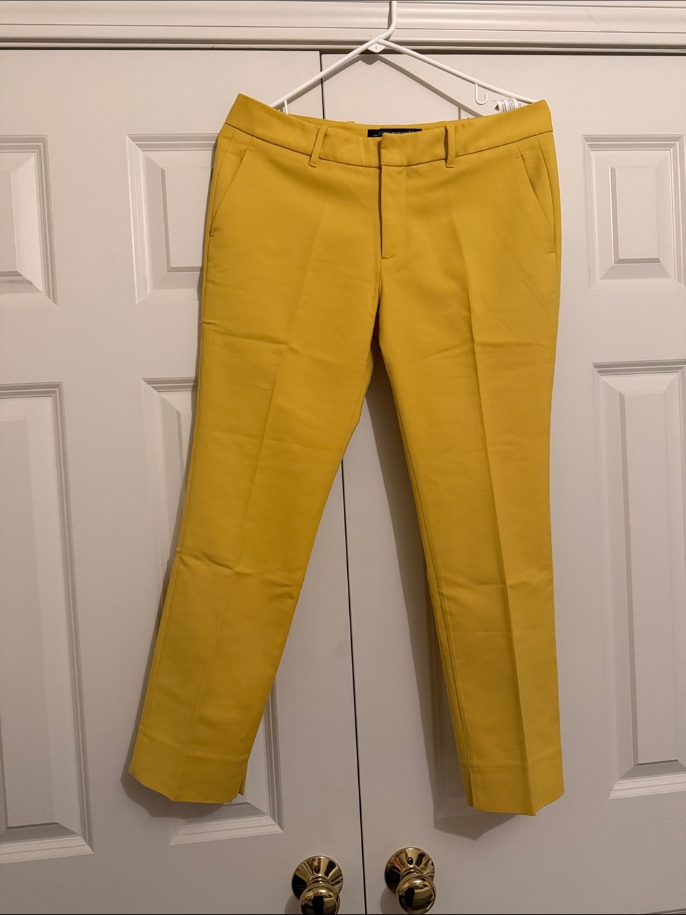 Zara Men's Chinos in Mustard Yellow